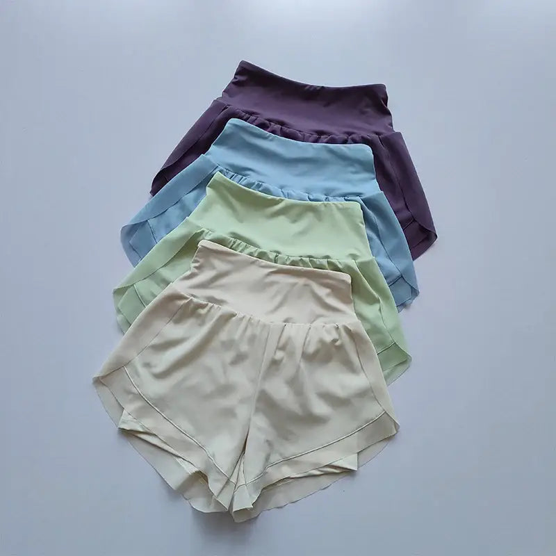 High-Waisted Sports Yoga Cycling Shorts For Women - The Lady's Haven Boutique