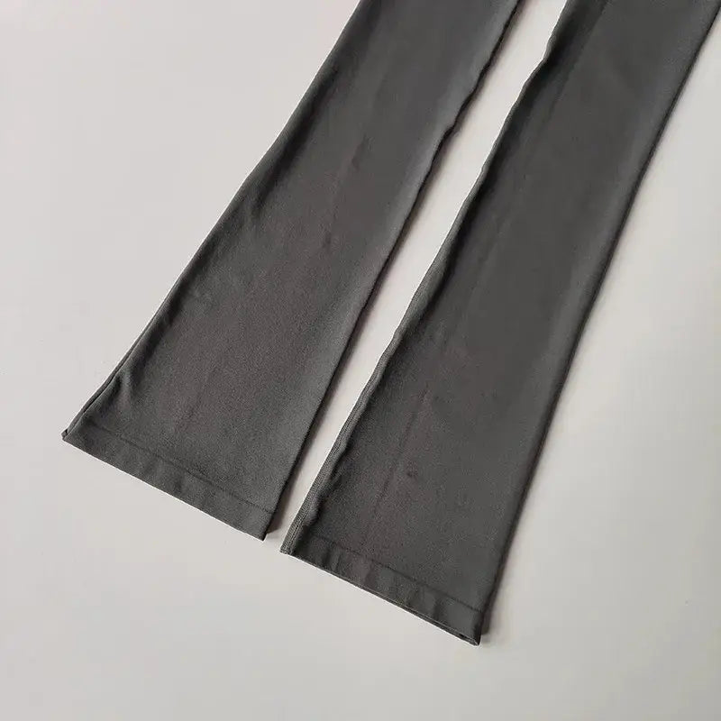 High Waisted Yoga Pants Bell-Bottoms - The Lady's Haven Boutique