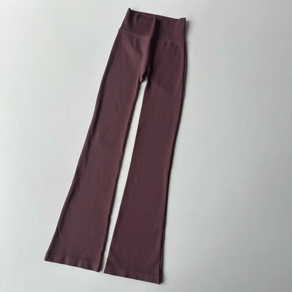 High Waisted Yoga Pants Bell-Bottoms - The Lady's Haven Boutique