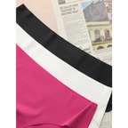 Three hip lifting seamless panties for women in black white and pink from The Lady's Haven Boutique