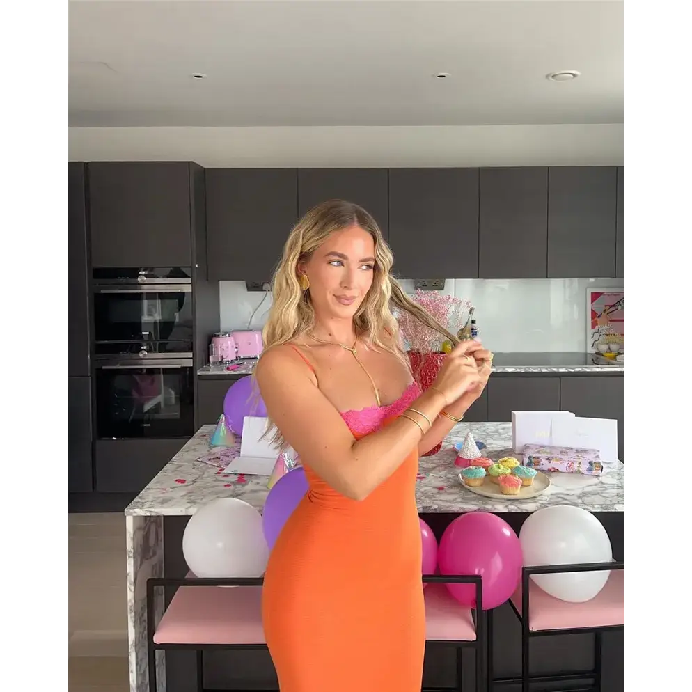 Mozision Lace Spaghetti Strap Bodycon Maxi Dress Women Gown Patchwork Fashion Sleeveless Backless Sexy Club Party Dress