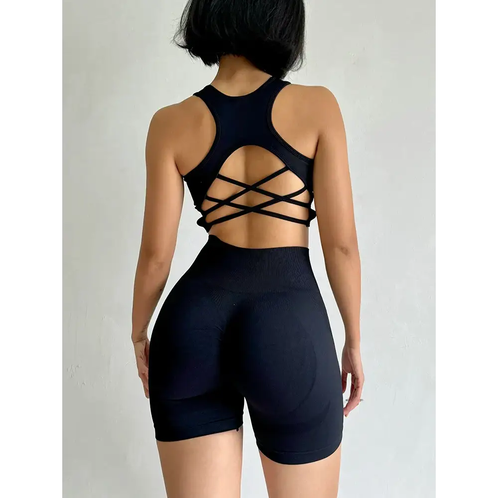 Ladies Fitness Clothing Set Stylish Comfortable - The Lady's Haven Boutique