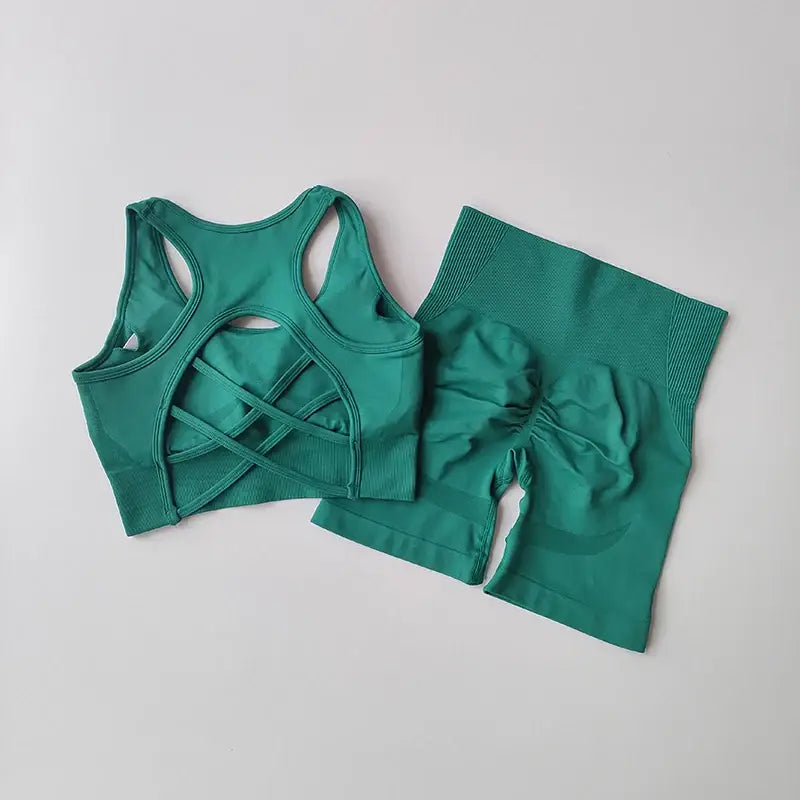 Ladies Fitness Clothing Set Stylish Comfortable - The Lady's Haven Boutique