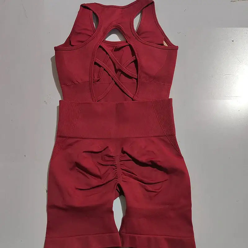 Ladies Fitness Clothing Set Stylish Comfortable - The Lady's Haven Boutique