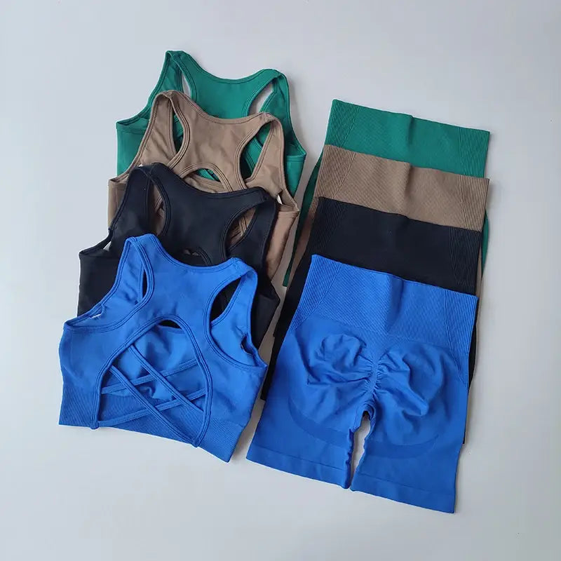 Ladies Fitness Clothing Set Stylish Comfortable - The Lady's Haven Boutique