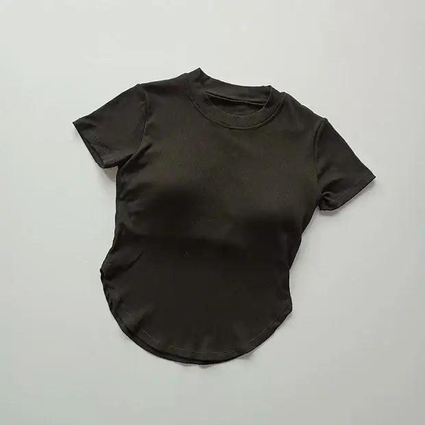 Ladies Fitness Crop Tops Various Colors - The Lady's Haven Boutique