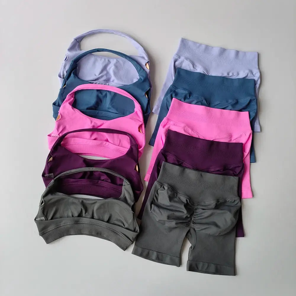 Ladies Fitness Outfit Matching Set Activewear - The Lady's Haven Boutique