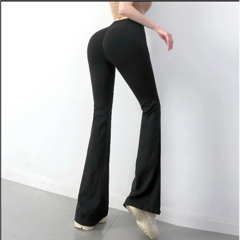 Stylish ladies fitness sweat pants in black, perfect for workouts and casual wear