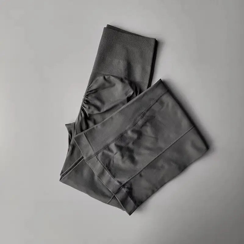 Ladies fitness sweat pants in dark gray with a comfortable and stylish design for workouts