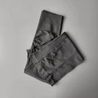 Comfortable ladies fitness sweat pants in dark gray with stylish design for workouts and casual wear