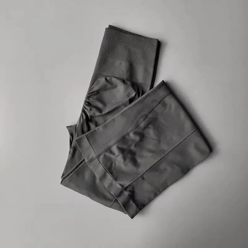 Comfortable ladies fitness sweat pants in dark gray with stylish design for workouts and casual wear
