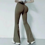Stylish ladies fitness sweat pants in olive green, designed for comfort and flexibility during workouts