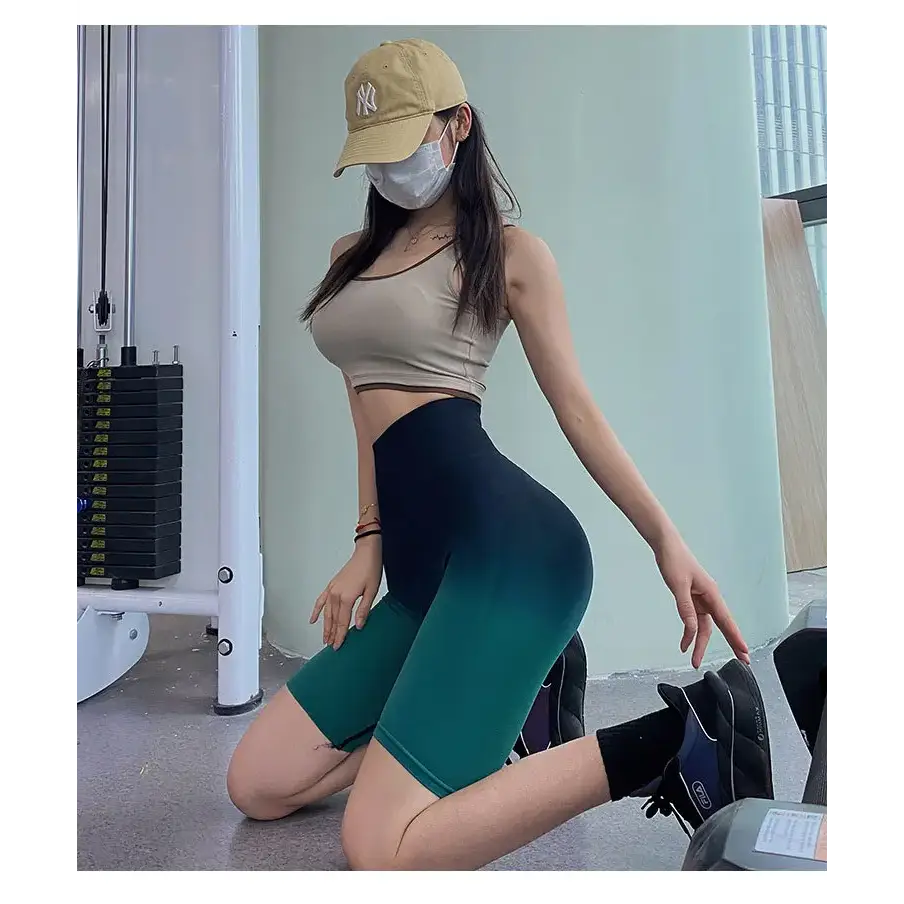 Ladies High Waist Running Yoga Shorts - The Lady's Haven Boutique