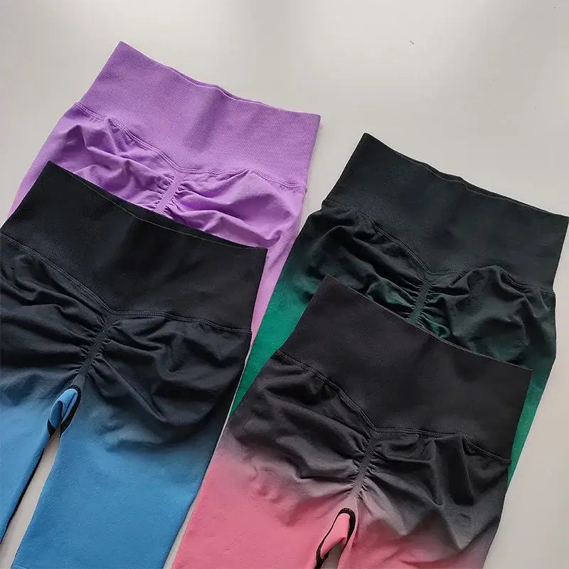 Ladies High Waist Running Yoga Shorts - The Lady's Haven Boutique