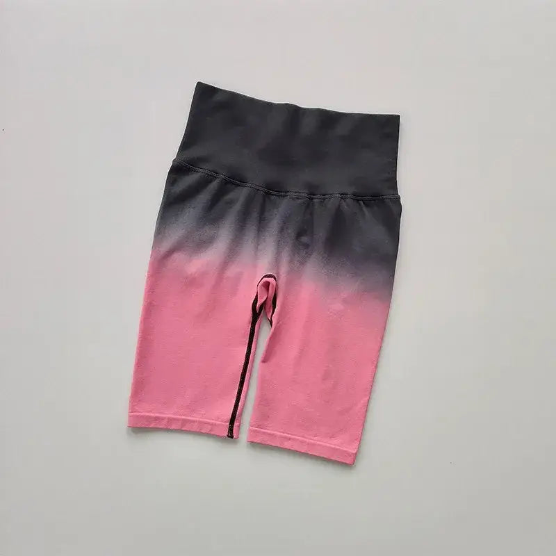 Ladies High Waist Running Yoga Shorts - The Lady's Haven Boutique