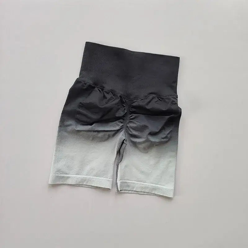 Ladies High Waist Running Yoga Shorts - The Lady's Haven Boutique