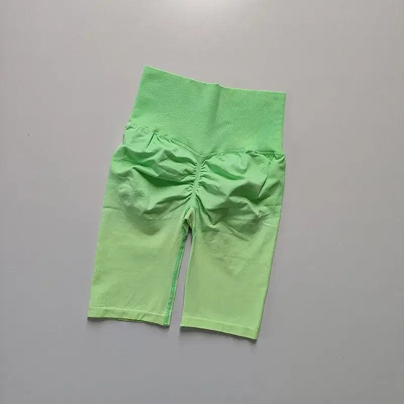 Ladies High Waist Running Yoga Shorts - The Lady's Haven Boutique