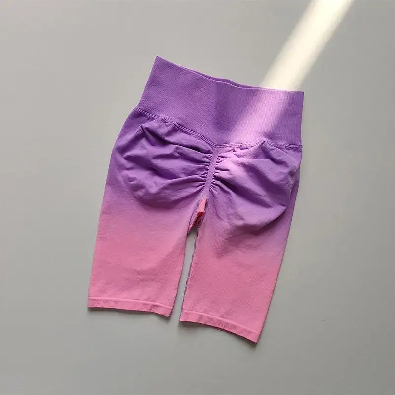 Ladies High Waist Running Yoga Shorts - The Lady's Haven Boutique