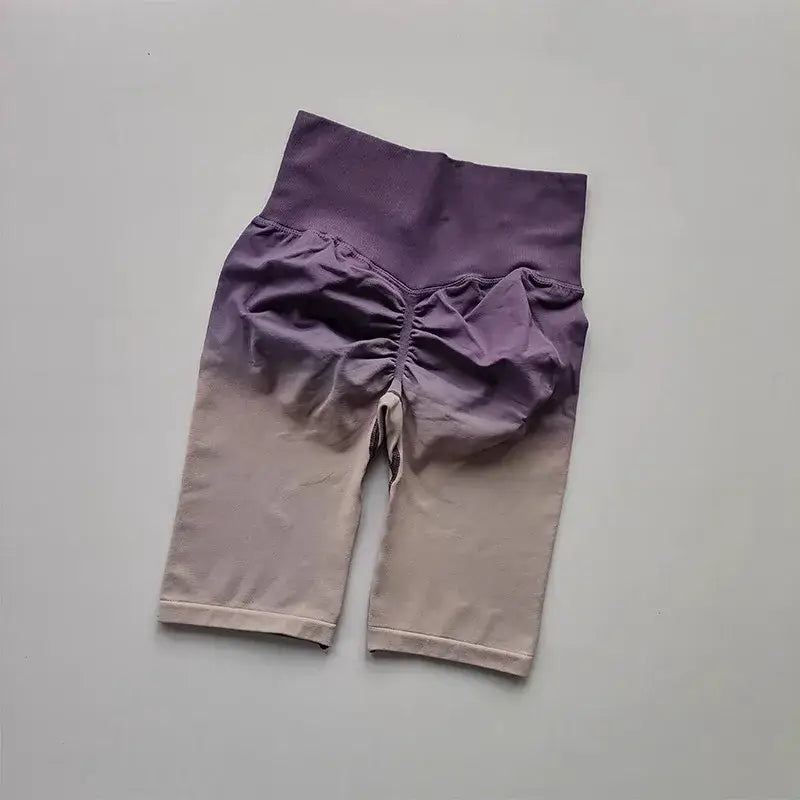 Ladies High Waist Running Yoga Shorts - The Lady's Haven Boutique