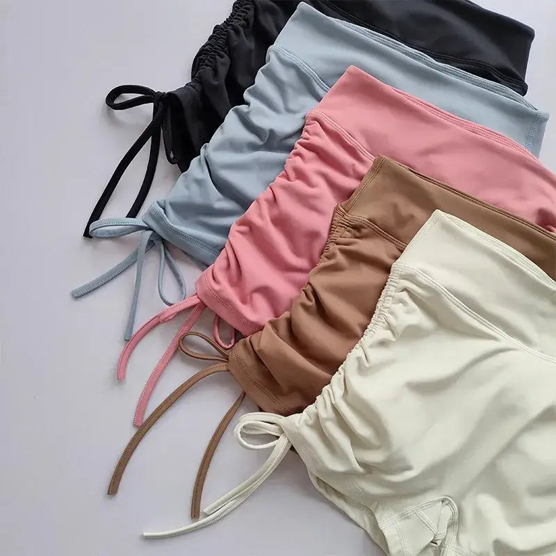 Ladies High Waist Workout Shorts Various Colors - The Lady's Haven Boutique