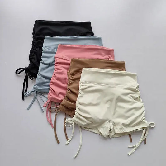 Ladies High Waist Workout Shorts Various Colors - The Lady's Haven Boutique