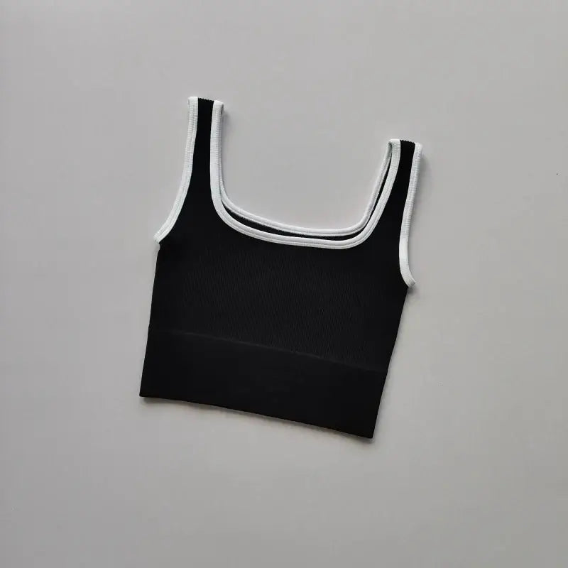 Ladies Seamless Yoga Vest Stylish Comfy - The Lady's Haven Boutique