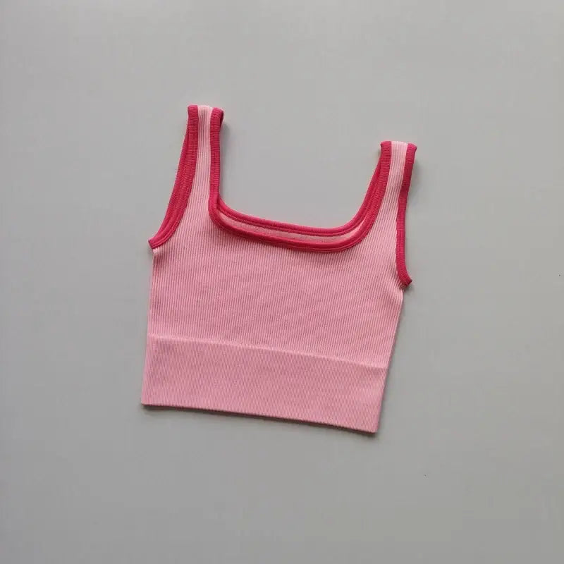 Ladies Seamless Yoga Vest Stylish Comfy - The Lady's Haven Boutique