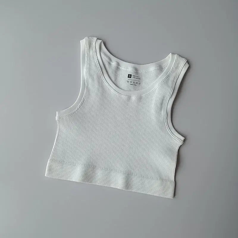 Ladies Seamless Yoga Vest Stylish Comfy - The Lady's Haven Boutique