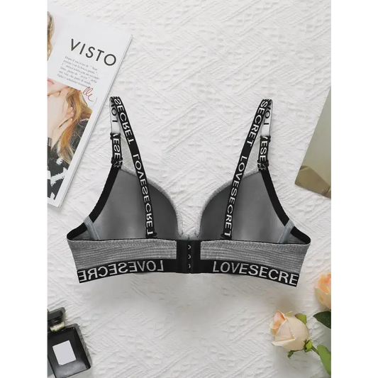 Ladies Striped Adjustable Push Up Bra - The Lady's Haven Boutique