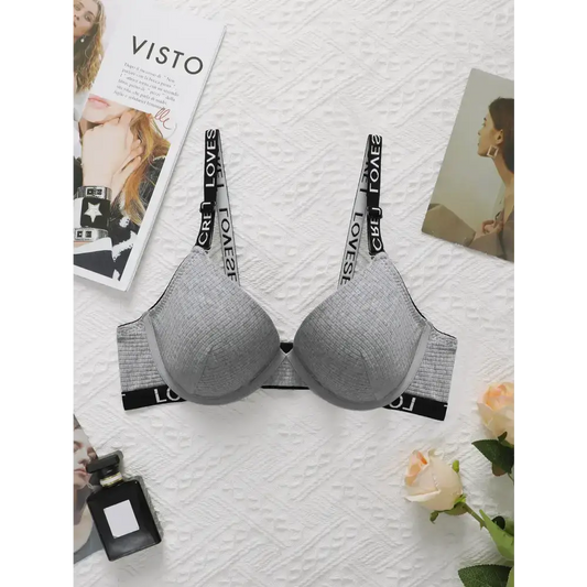 Ladies Striped Adjustable Push Up Bra - The Lady's Haven Boutique