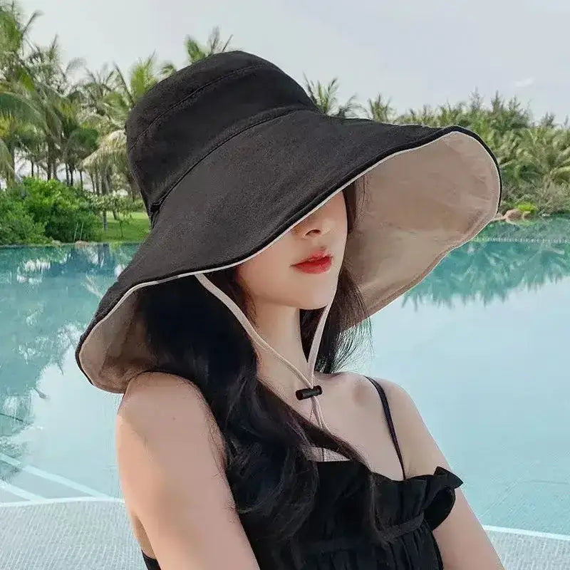 Stylish UPF 50 sun protection hat from The Lady's Haven Boutique for outdoor activities