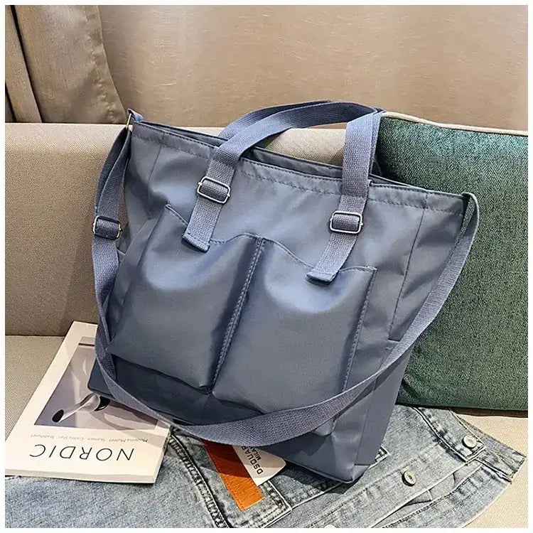 Large Capacity Shopper Handbag With Multiple Pockets - The Lady's Haven Boutique