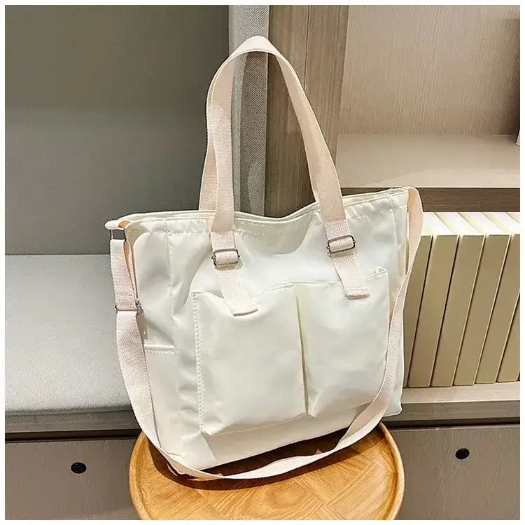 Large Capacity Shopper Handbag With Multiple Pockets - The Lady's Haven Boutique