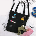 Stylish large capacity tote bag for women featuring multiple pockets and adjustable straps