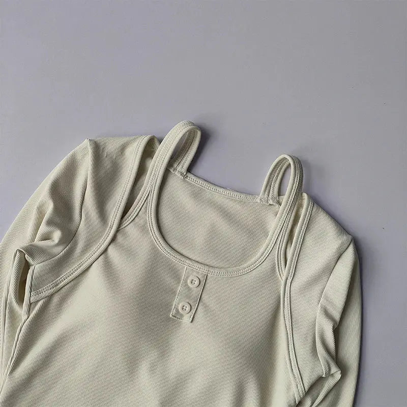 Long Sleeve Yoga Crop Tops For Women - The Lady's Haven Boutique