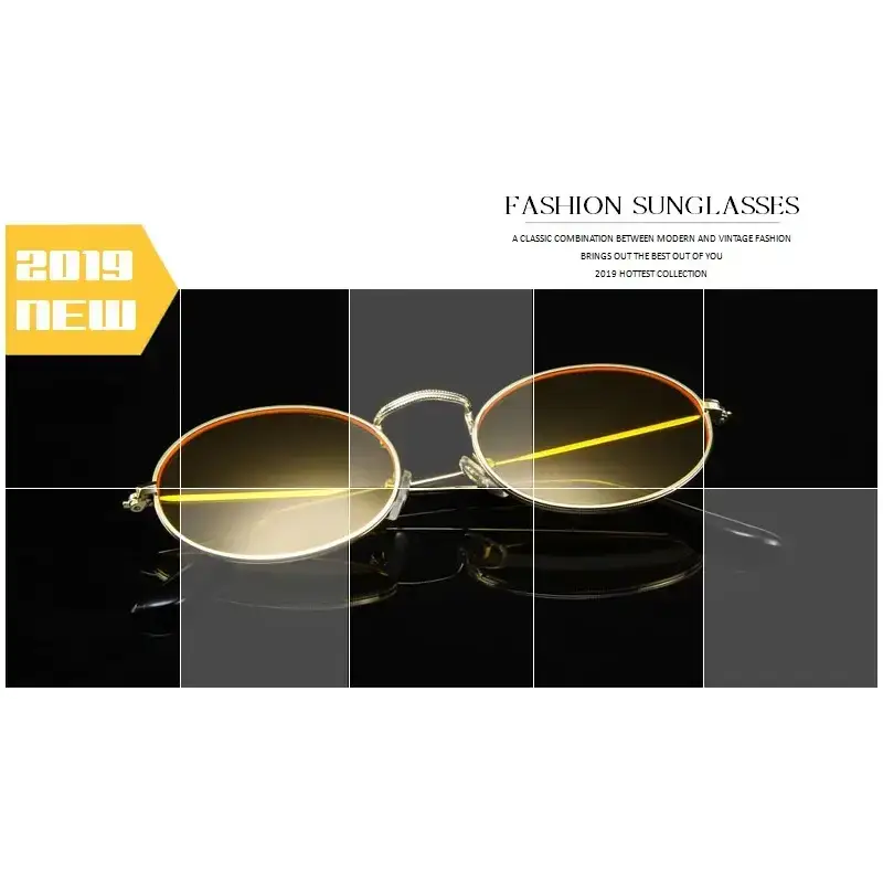 Luxury Designer Oval Sunglasses Women - The Lady's Haven Boutique