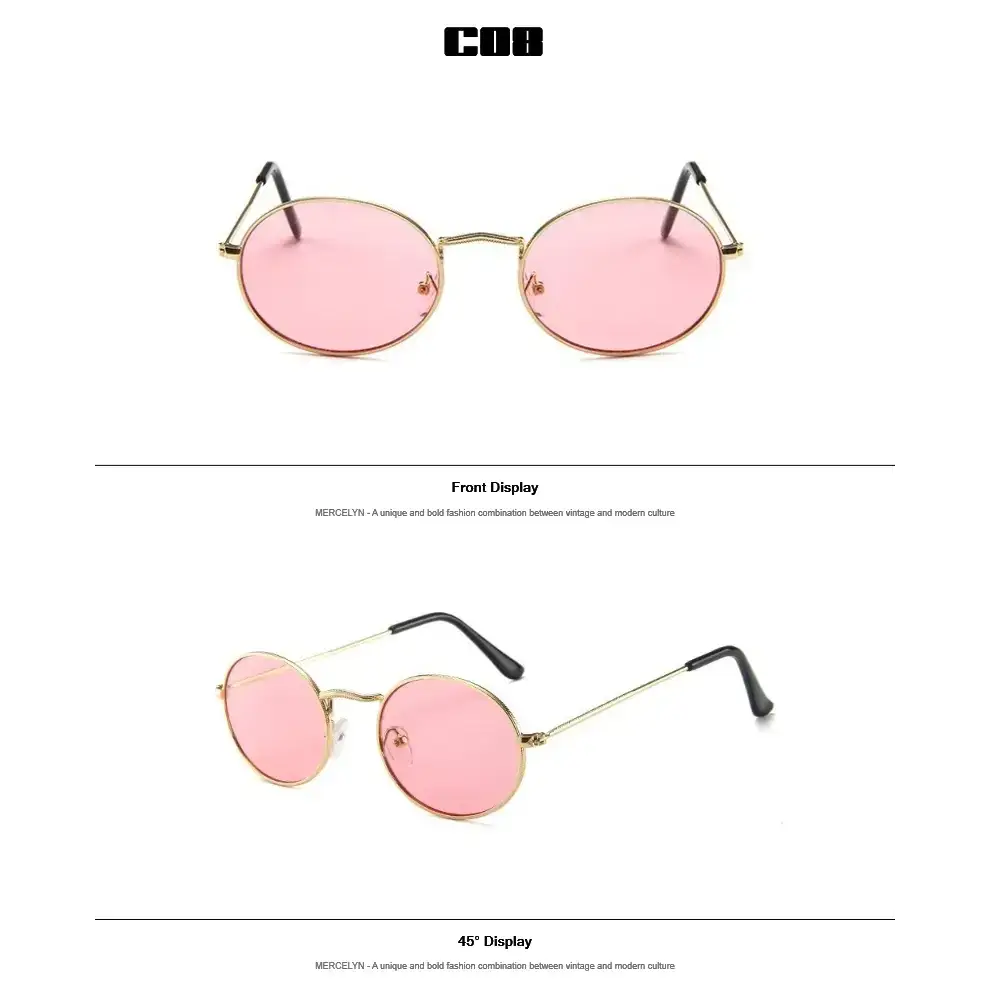 Luxury Designer Oval Sunglasses Women - The Lady's Haven Boutique