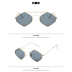 Luxury ladies sunglasses with a stylish metal frame and dark tinted lenses for a fashionable look
