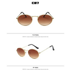 Luxury oval sunglasses women with a stylish design and gold accents for modern fashion enthusiasts