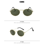 Luxury oval sunglasses women with vintage style and modern accents for a stylish look