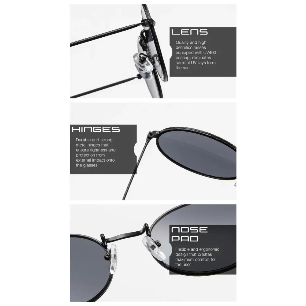 Luxury oval sunglasses women with UV400 lens and flexible nose pad for comfort and protection
