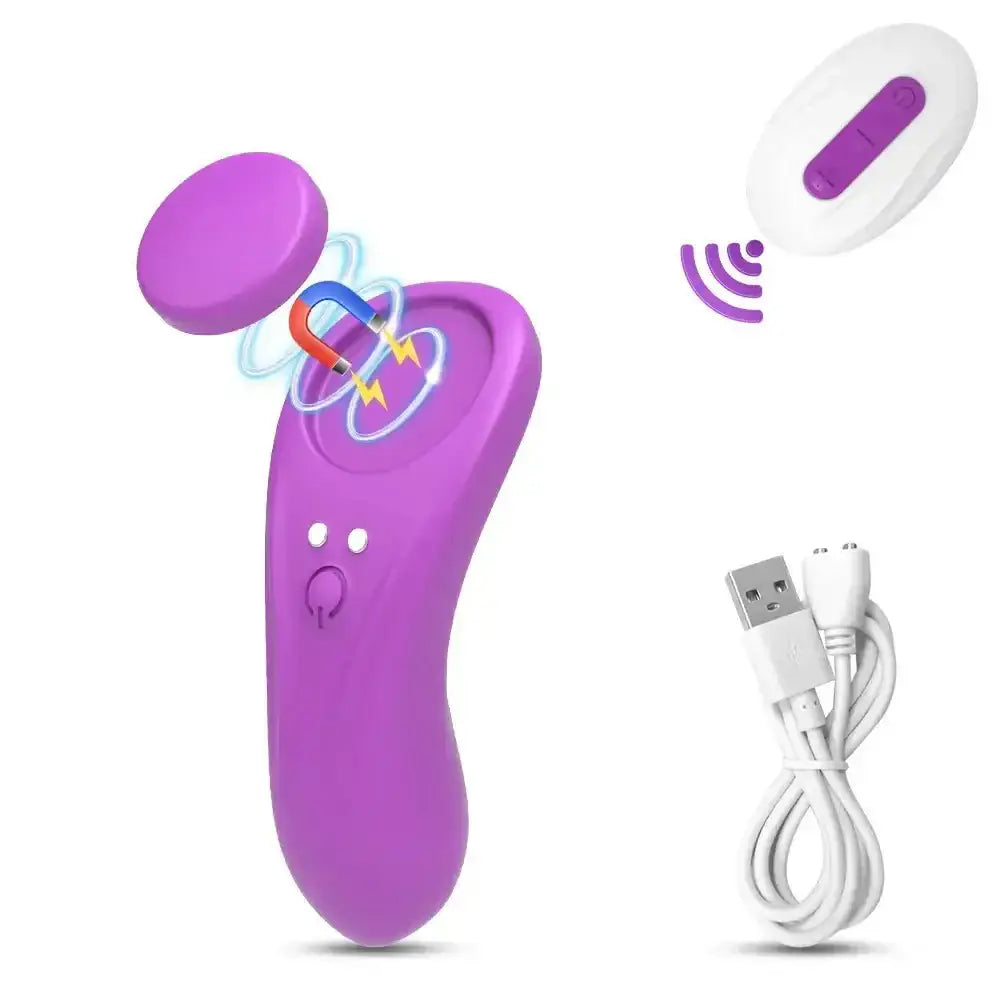 Magnetic Remote Control Wearable Panty Clitoral Vibrators For Women Clitoris Stimulator G-Spot Vibrating Massager Adult