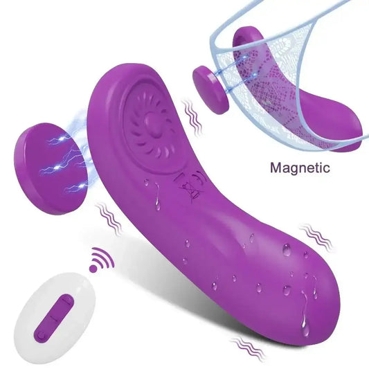 Magnetic Remote Control Wearable Panty Clitoral Vibrators For Women Clitoris Stimulator G-Spot Vibrating Massager Adult
