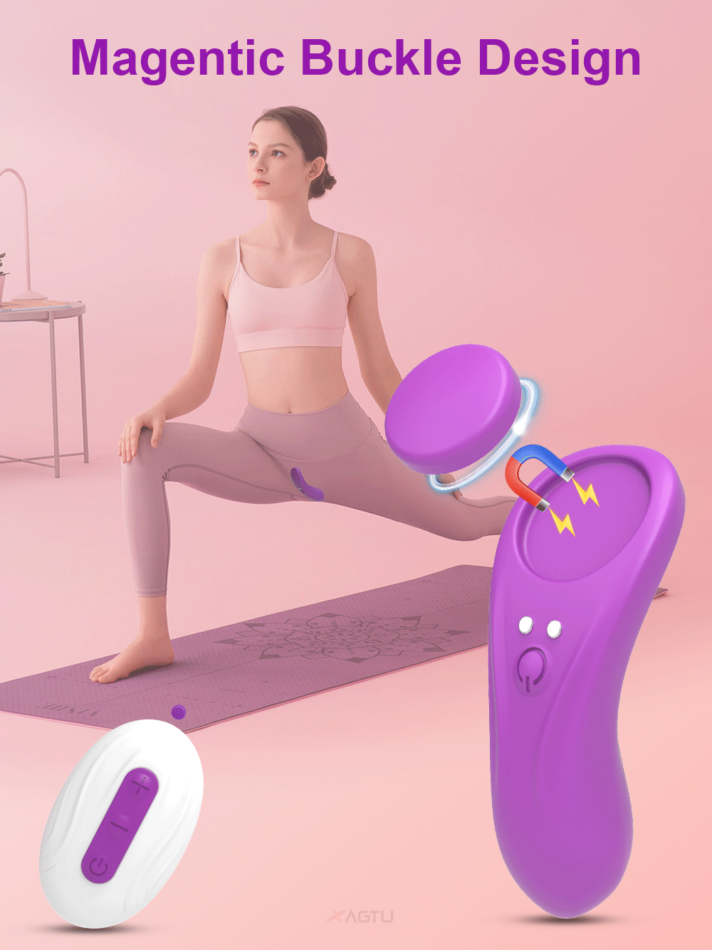 Magnetic Remote Control Wearable Panty Clitoral Vibrators For Women Clitoris Stimulator G-Spot Vibrating Massager Adult