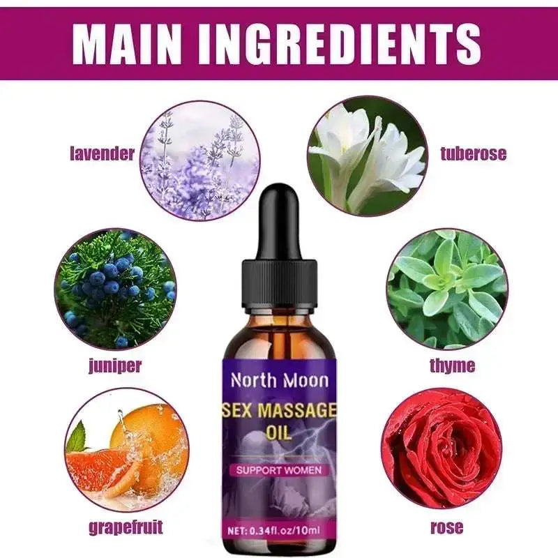 North Moon Sex Massage Oil