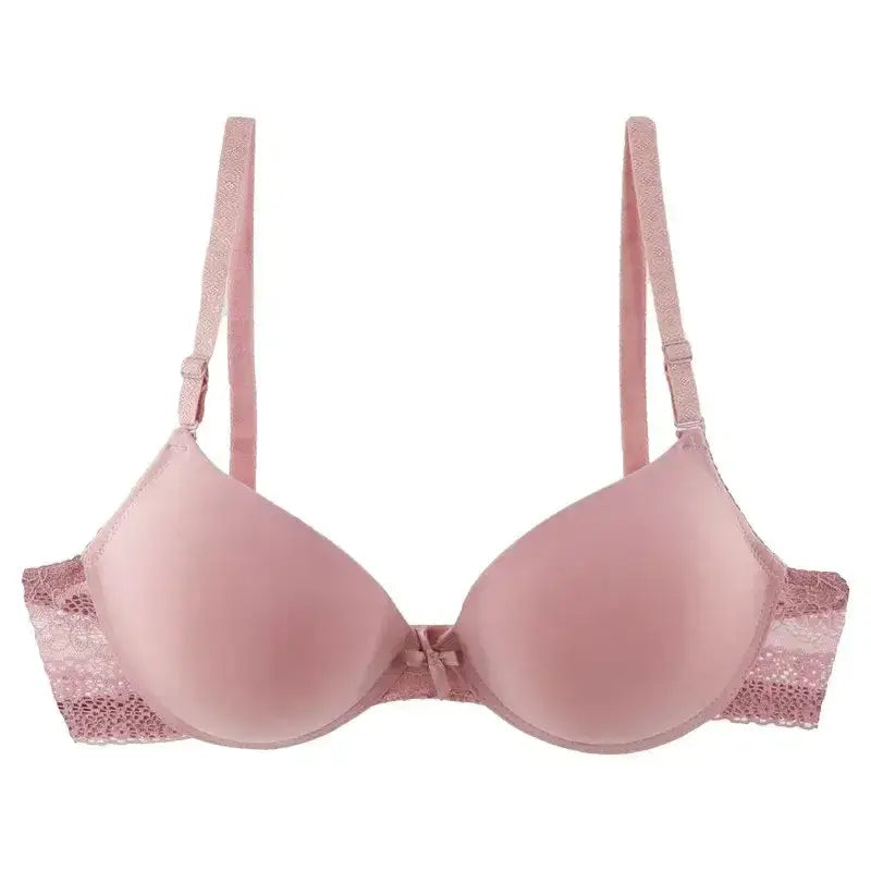 Original Brand Sexy Push Up Bra for Women Underwear Bra Lace Band Sexy Lingerie Female Underwear Size 34B-38C - B12Pink