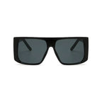 Stylish black oversize fashion sunglasses with large lenses for a trendy look