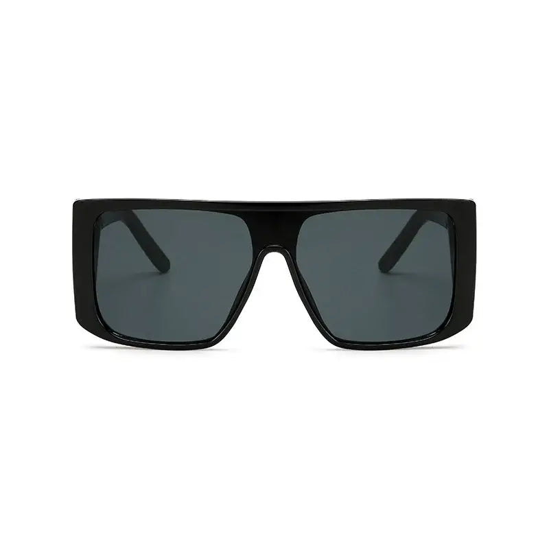 Stylish black oversize fashion sunglasses with large lenses for a trendy look