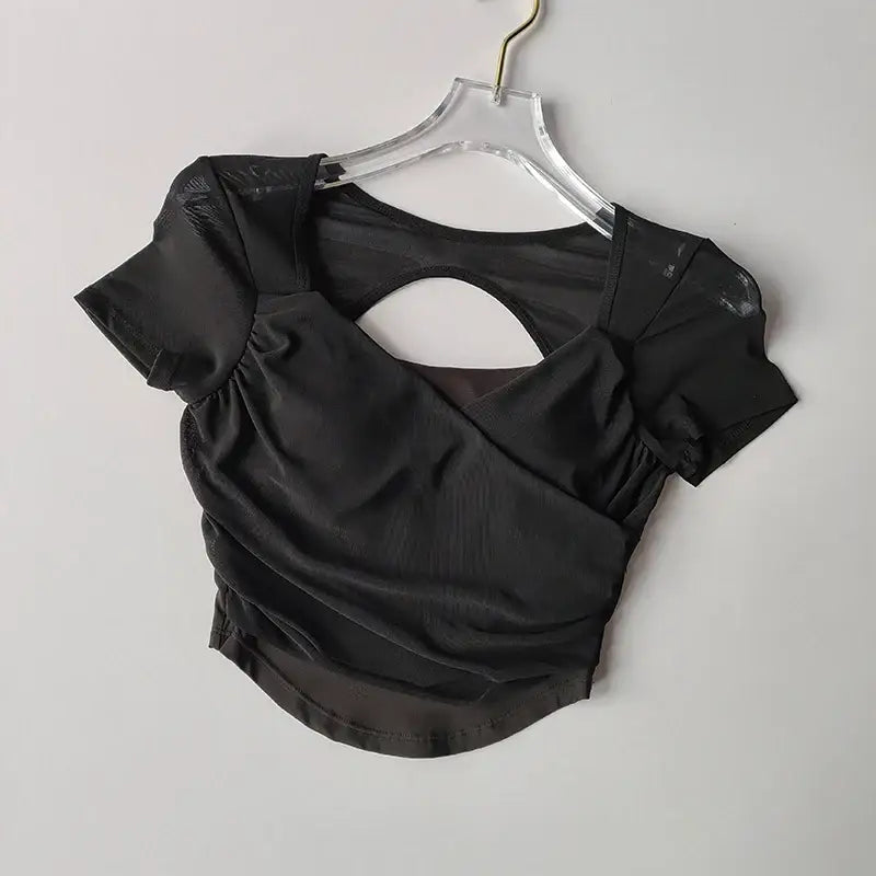 Padded Yoga Shirts for Women Various Colors - The Lady's Haven Boutique