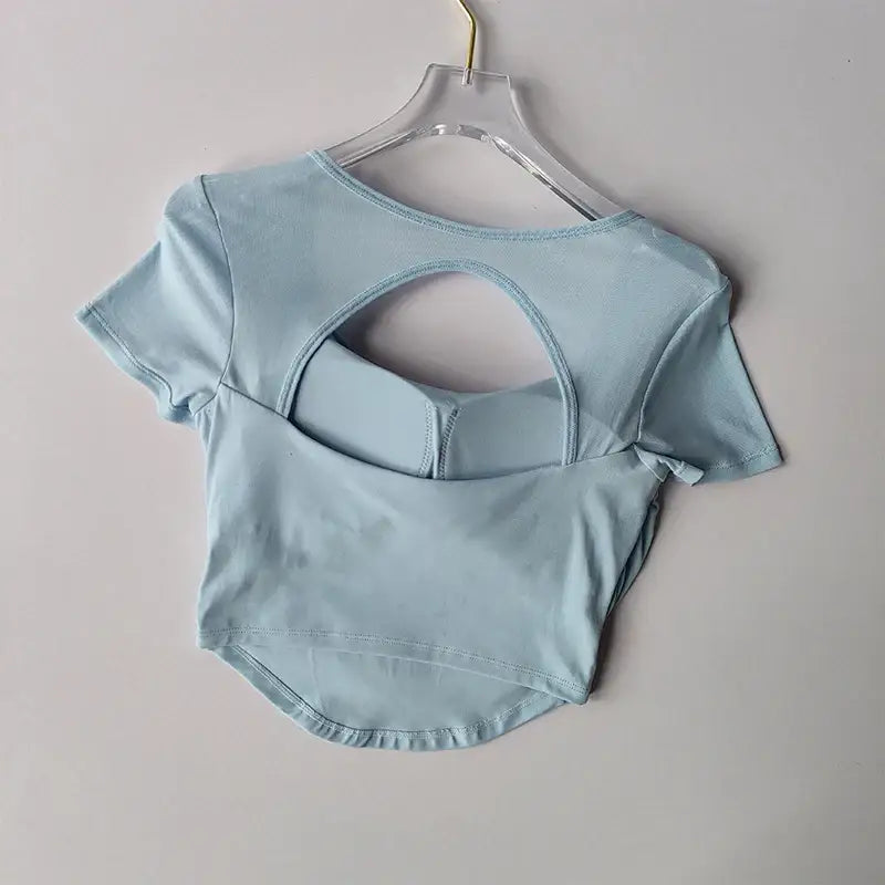 Padded Yoga Shirts for Women Various Colors - The Lady's Haven Boutique